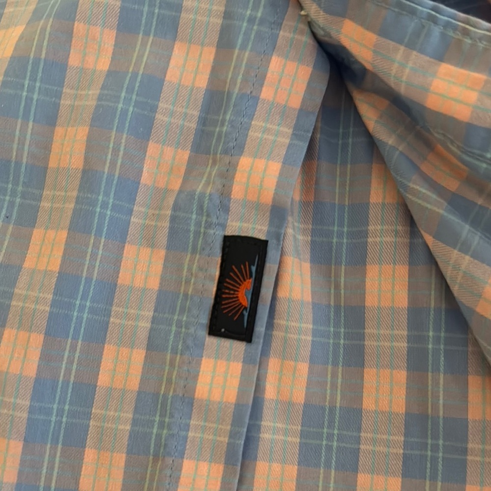 Faherty Movement Shirt Bay Reef Check XL - Picture 5 of 5